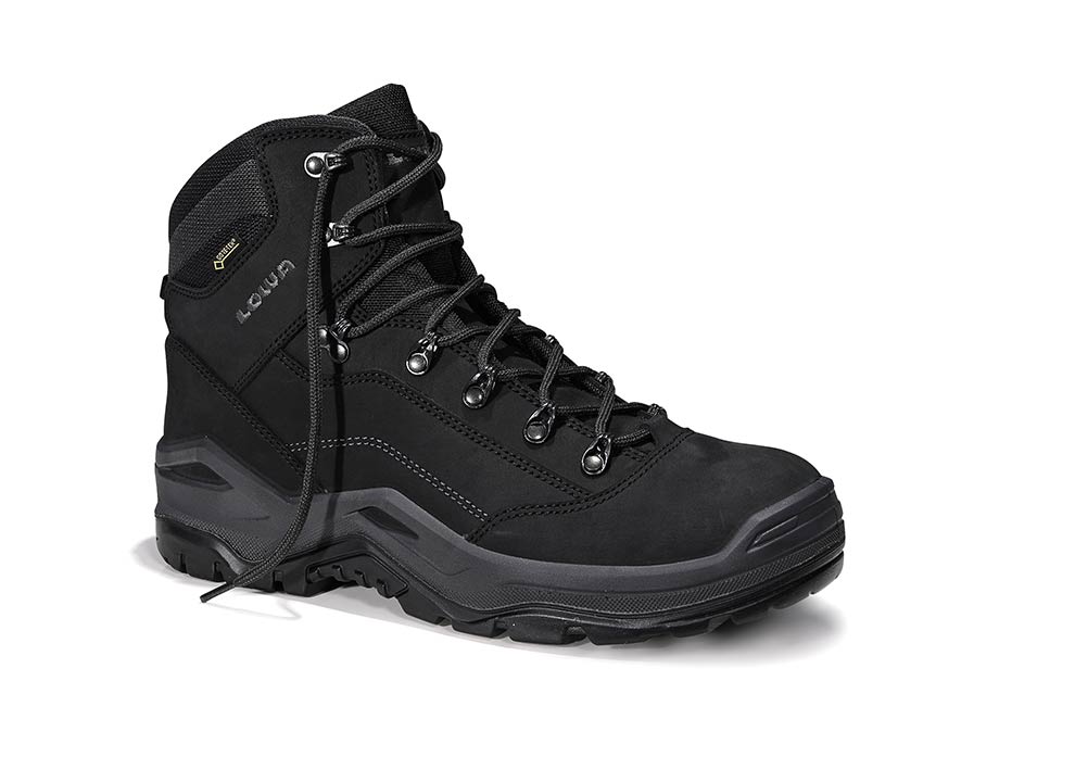 LOWA Sicherheitsstiefel RENEGADE Work GTX black Mid S3 CI, 5654 - direkt von HUG Technik ✓