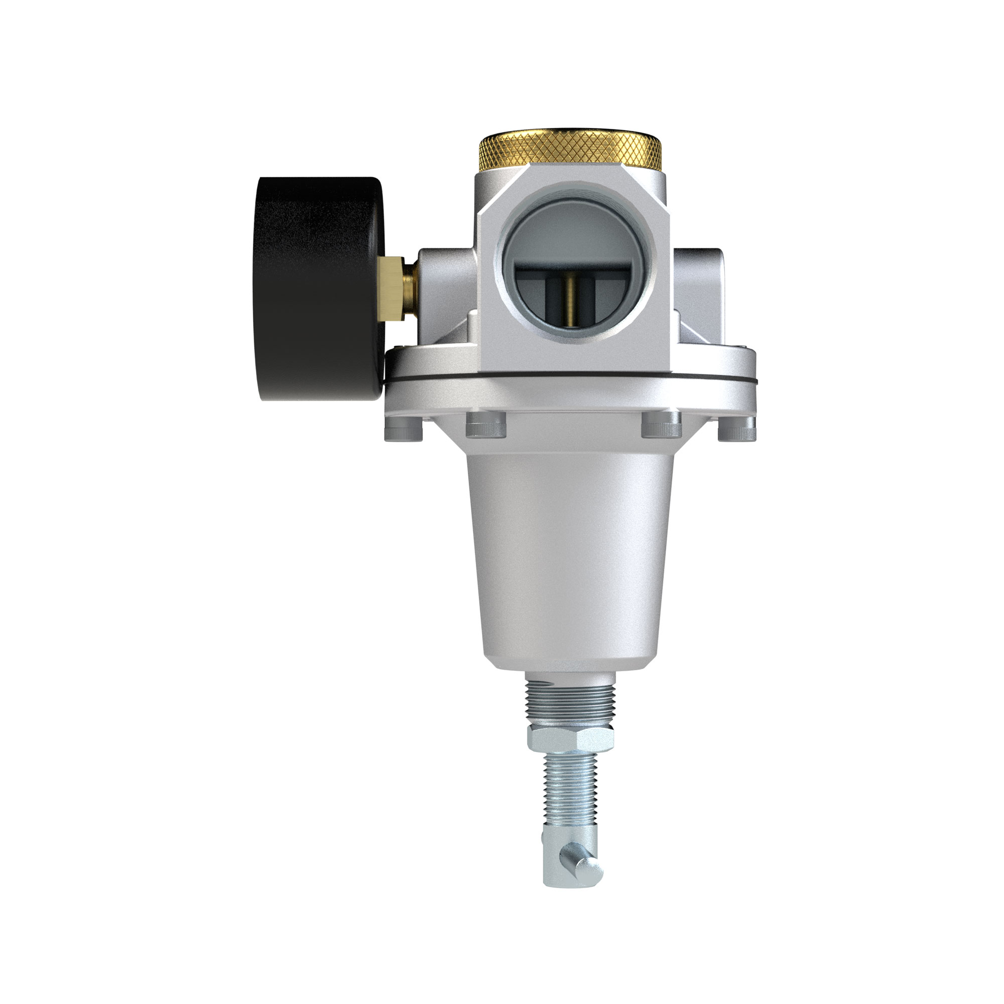 Konstant-Druckregler inkl. Manometer, BG 3, G 1, 0,1 - 3 bar - bei HUG Technik ♡