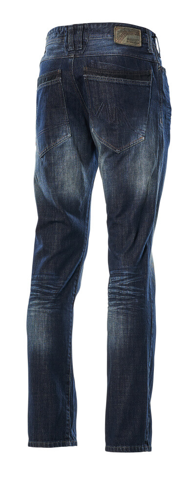 MASCOT® FRONTLINE Jeans »Manhattan« Gr. W29/L32, gewaschener blauer denim - gibt’s bei HUG Technik ✓