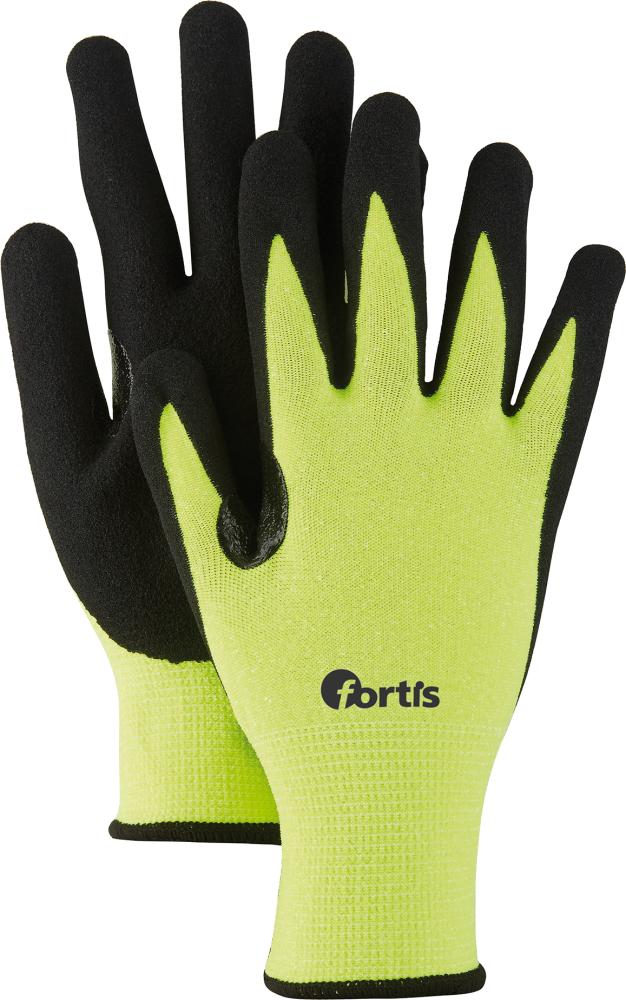 FORTIS Schnittschutzhandschuh »Blade neon«, Lev. 5, neongelb-schwarz - erhältlich bei ♡ HUG Technik ✓