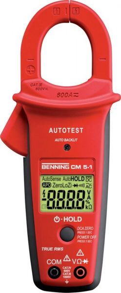 BENNING Digital-Stromzangen-Multimeter CM 5-1 - erhältlich bei ♡ HUG Technik ✓