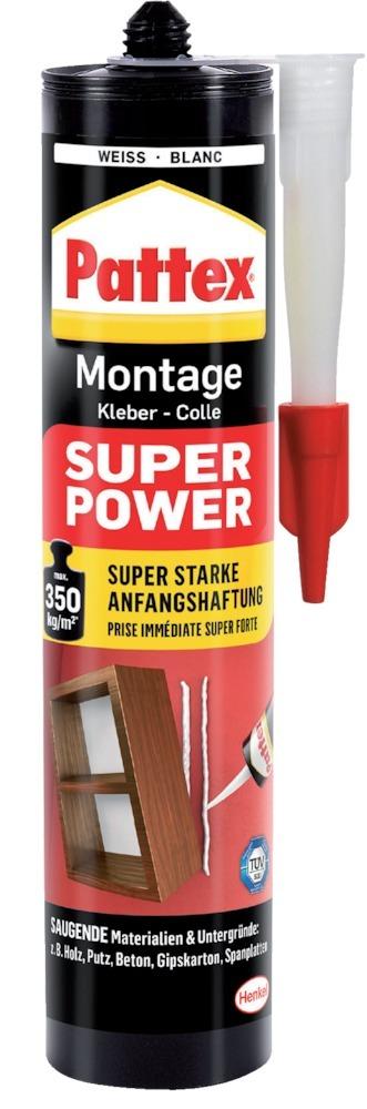 Pattex® Montage Super Power 370g weiß - gibt’s bei HUG Technik ✓