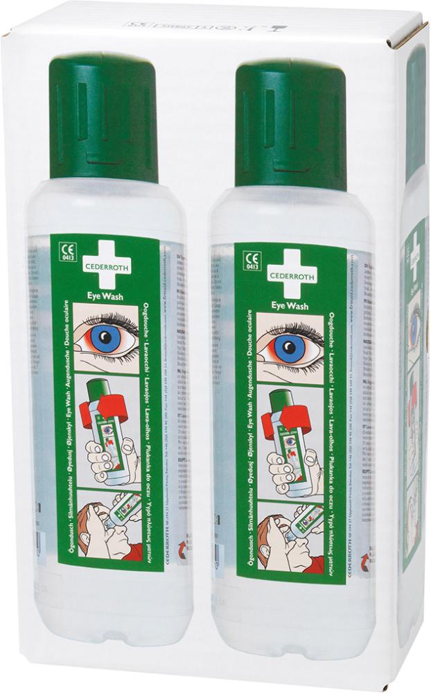 CEDERROTH Augenspülflaschen (2 x 500 ml) - bei HUG Technik ✓
