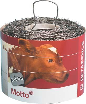Motto® ZINCALU Stacheldraht Stahl mit Zink-Alu- Oberfläche Rolle mit 50 m - bei HUG Technik ☆