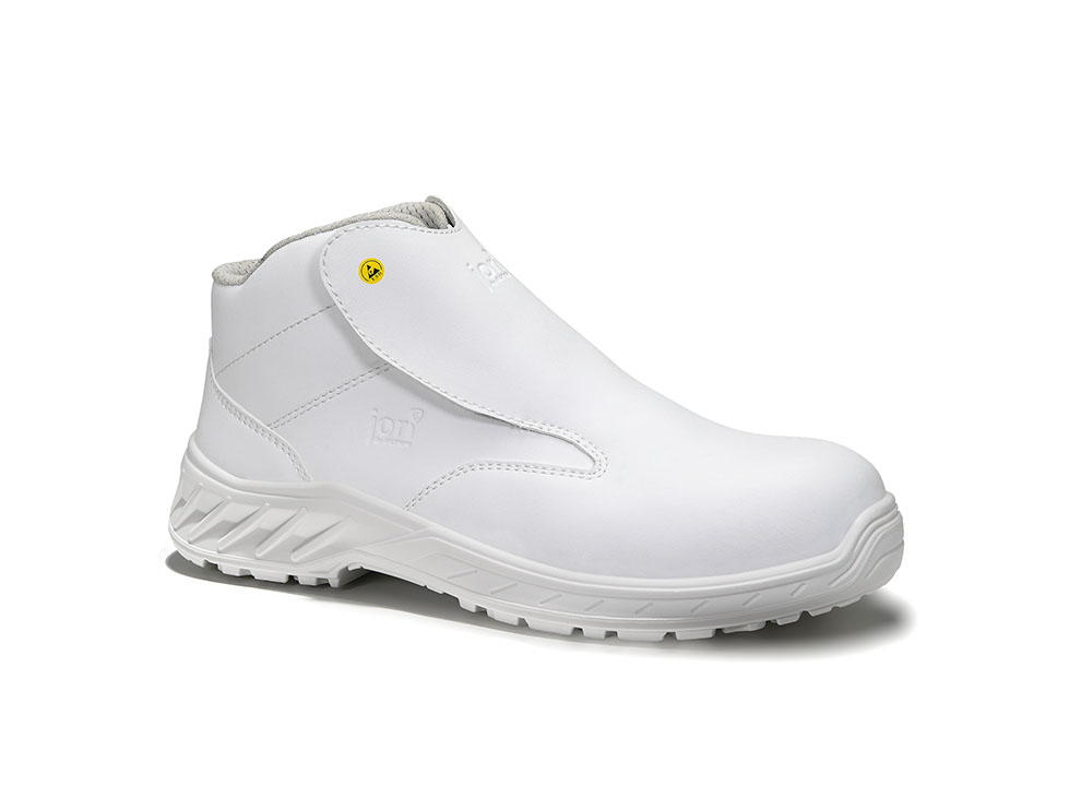 JORI Sicherheitsschnürstiefel, CLEAN Slipper white Mid ESD S3, 16661 - direkt von HUG Technik ✓