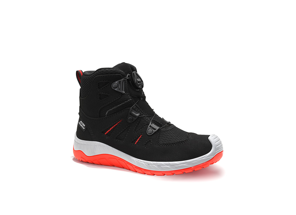 ELTEN® Stiefel MADDOX Kids BOA® black-red Mid