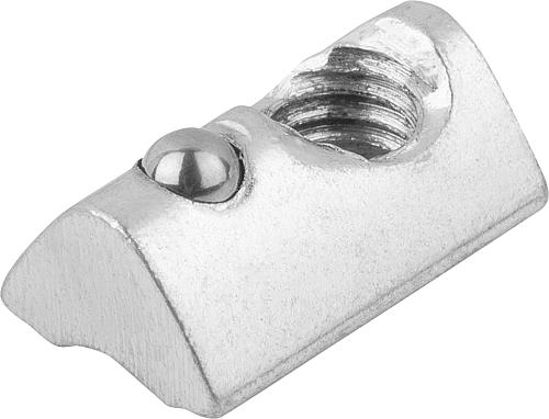 Nutenstein einschwenkbar M04 B=10,5, Form:A Stahl, mit Steg - K1024.0604 - direkt bei HUG Technik ✓