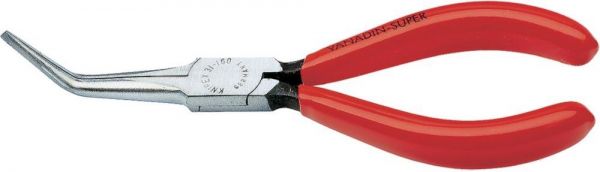 KNIPEX® Nadelzange gebogen mit Kunststoff-Griffen 160 mm - bei HUG Technik ☆