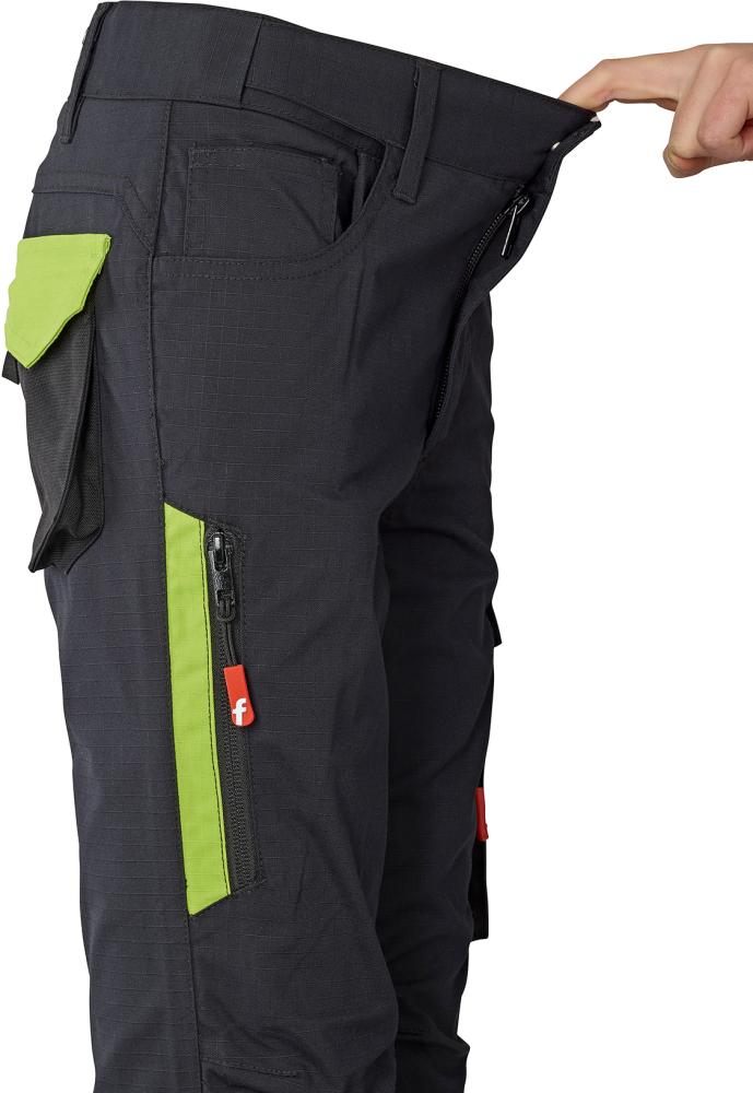 FORTIS Kids-Cargohose Performance, FORTIS Kids-Cargoh. Performance schwarz-lime 🖤 bei HUG Technik ✓