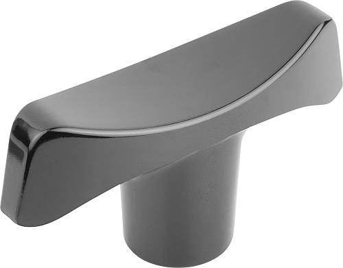 T-Griff Innengewinde, A=70 Duroplast, Komp: Stahl - K0181.17006 - bei HUG Technik ♡