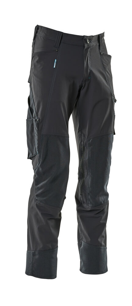 MASCOT® ADVANCED Hose mit Knietaschen  Gr. 76/C42, schwarzblau - bei HUG Technik ✭