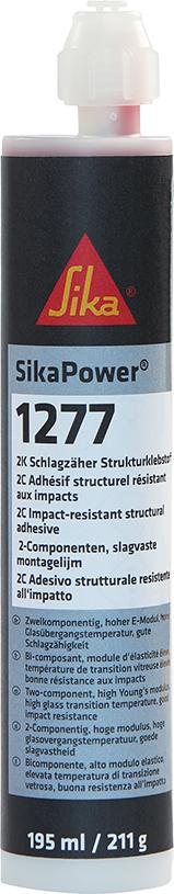 SikaPower®-1277 Hochzäher 2K-Strukturklebstoff, Kartusche 195 ml - bei HUG Technik ♡