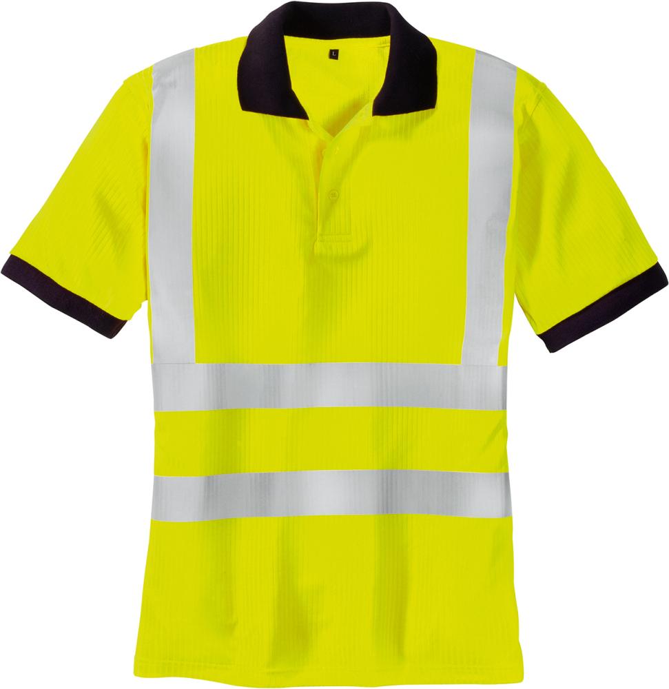 Warnschutz-Poloshirt »SYLT«, neon-gelb - bekommst Du bei HUG Technik ♡