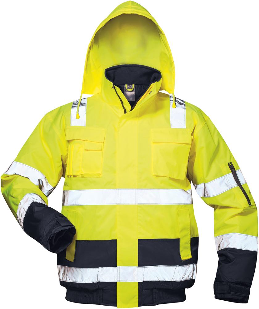 Safestyle® Warnpilotenjacke Axel, gelb-blau - gibt’s bei HUG Technik ✓