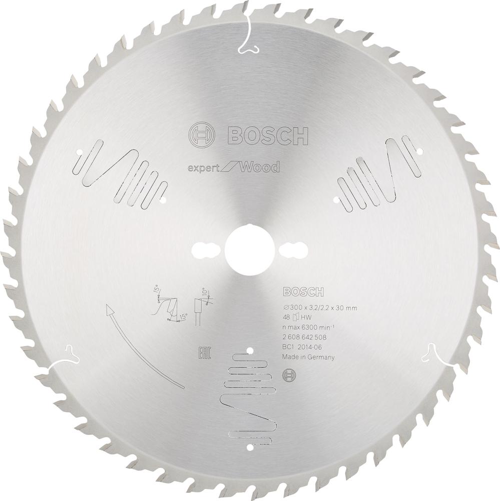 Bosch HW Kreissägeblatt Expert 300x30x3.2 48 T WZ - erhältlich bei ✭ HUG Technik ✓