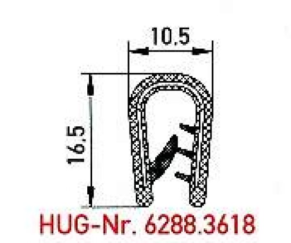 Flexibler Kantenschutz aus PVC - gibt’s bei ☆ HUG Technik ✓