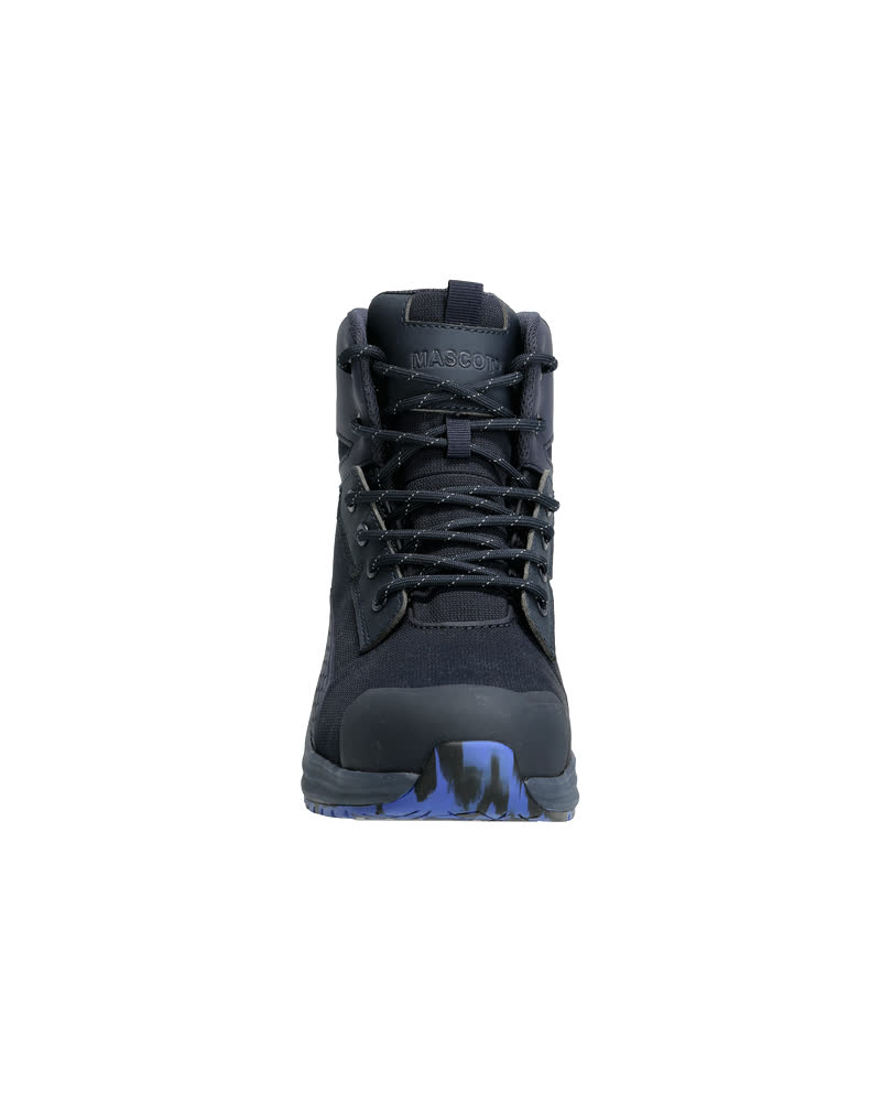 MASCOT FOOTWEAR ACCELERATE Sicherheitsstiefel S7S schwarzblau, Frontansicht