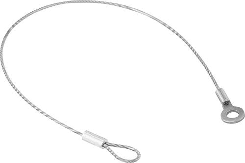 HALTESEIL L=150, Form:A Edelstahl, Komp:Aluminium - K0367.0150 - erhältlich bei ✭ HUG Technik ✓