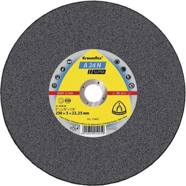 KLINGSPOR Trennscheibe A24N Supra 125x2,5 mm gekröpft - gibt’s bei ☆ HUG Technik ✓