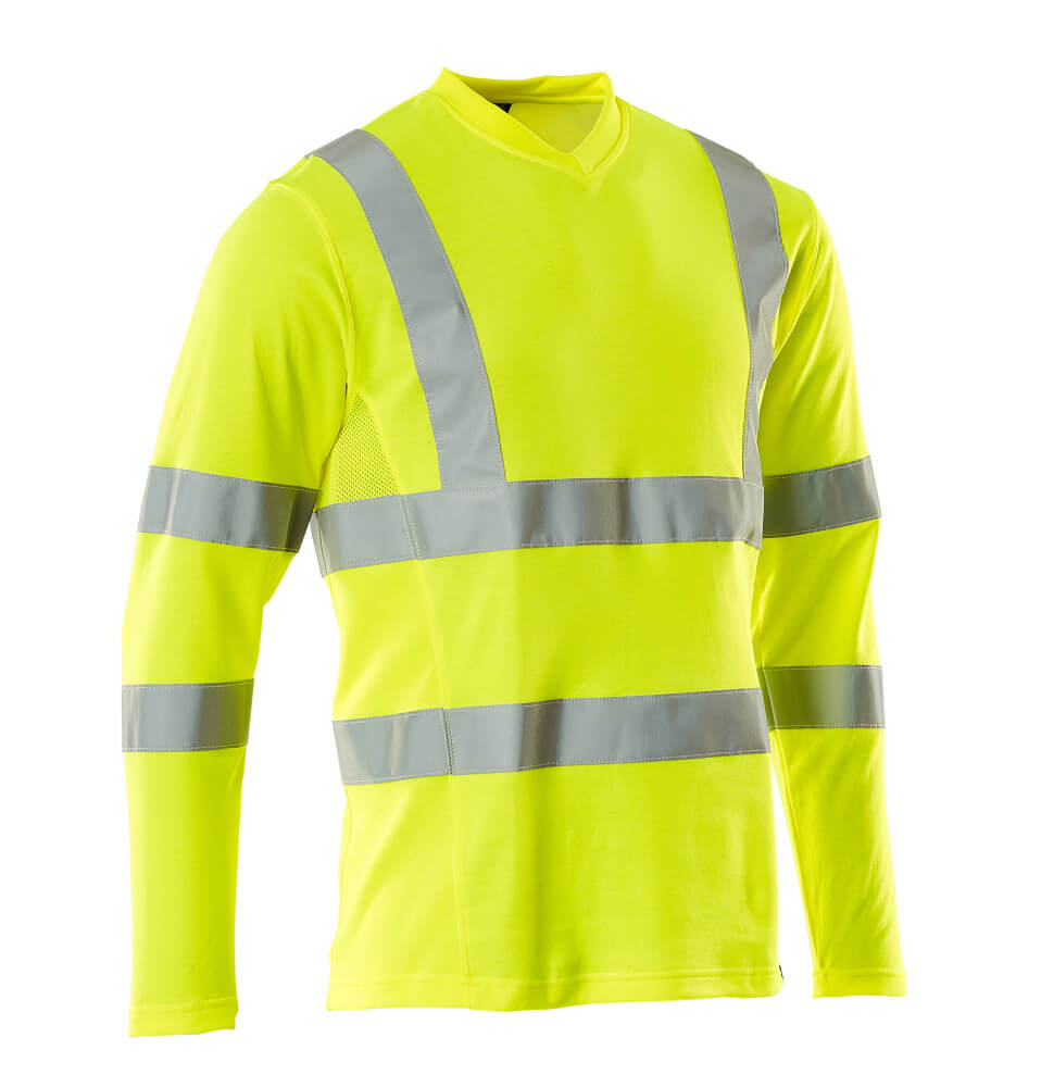 MASCOT® SAFE CLASSIC T-Shirt, Langarm  Gr. 2XL, hi-vis gelb - direkt bei HUG Technik ✓