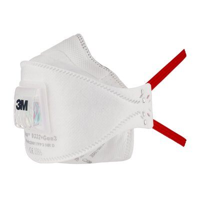 3M™ Aura™ Partikelmaske, FFP3, mit Ventil, 9332+Gen3 - kommt direkt von HUG Technik 😊