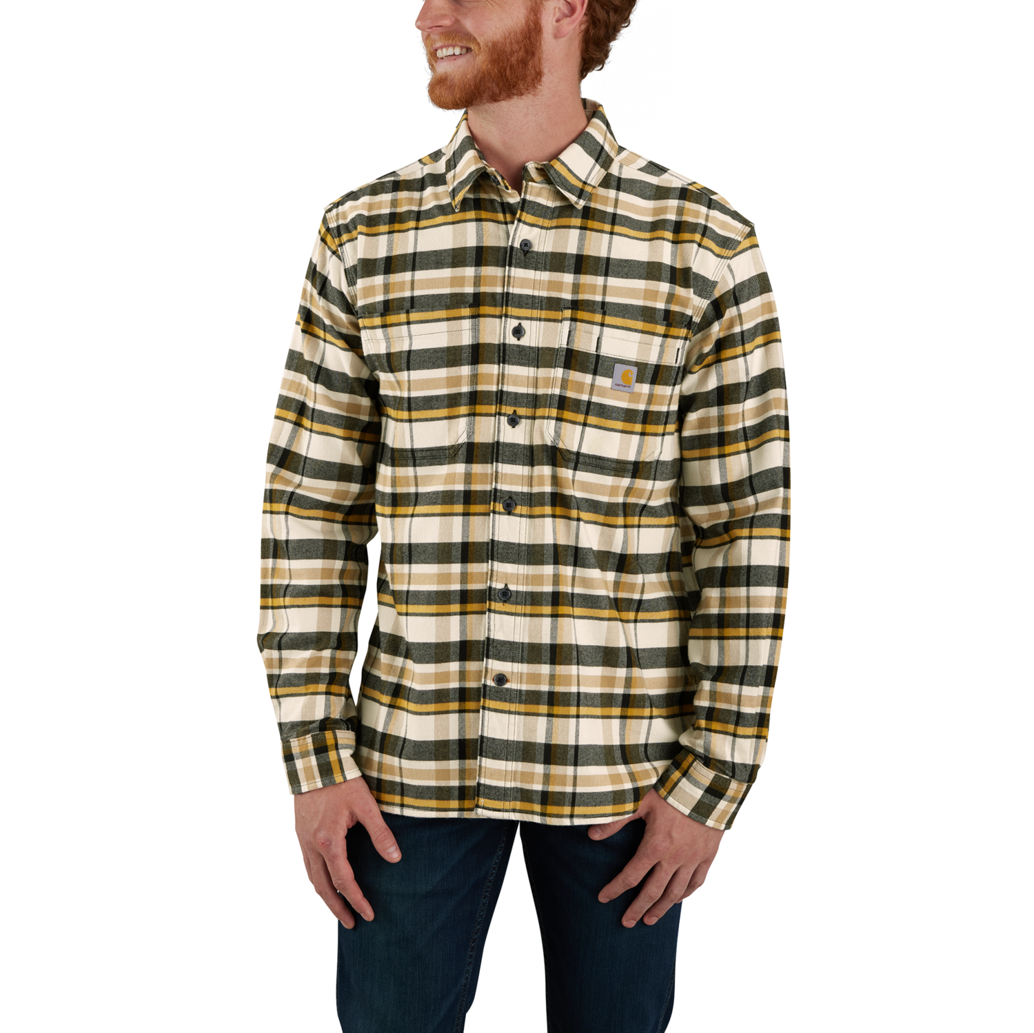 carhartt® Herren Shirt »FLANNEL L/S PLAID SHIRT« malt - erhältlich bei ♡ HUG Technik ✓