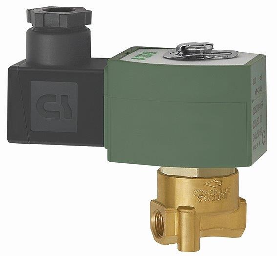 2/2-Wege-Magnetventil Messing, NO, direktgesteuert, 230 V, Rp 1/8, PN 0 - 20 bar, FKM - direkt von HUG Technik ✓