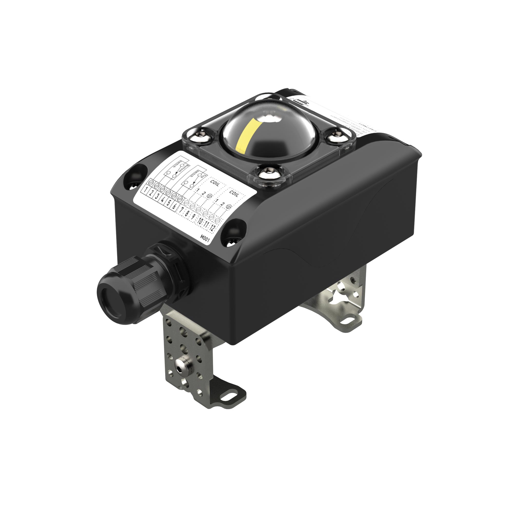 Endlagen-Rückmeldung Aluminium, Mikroschalter, 12-250V AC/DC - bei HUG Technik ☆