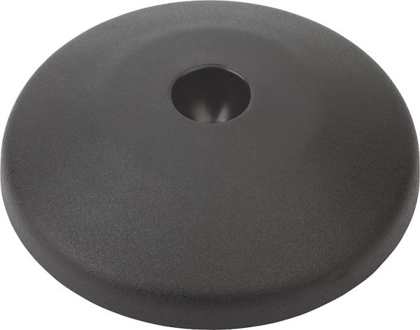 Teller Anti-Slip-Platte, Form:B Thermoplast, schwarz, D=100 - K0415.2100 - gibt’s bei HUG Technik ✓