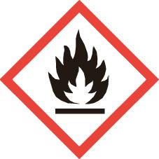 GHS-Gefahrensymbol entzündlich, Flamme