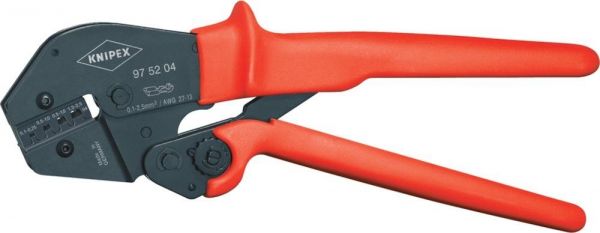 KNIPEX® Crimp-Hebelzange 0,1 - 2,5 qmm, unisoliert - direkt bei HUG Technik ✓