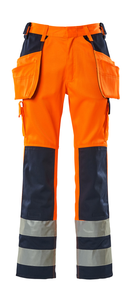 MASCOT® SAFE COMPETE Hose mit Hängetaschen »Almas« Gr. 82/C44, hi-vis orange/marine - direkt bei HUG Technik ✓