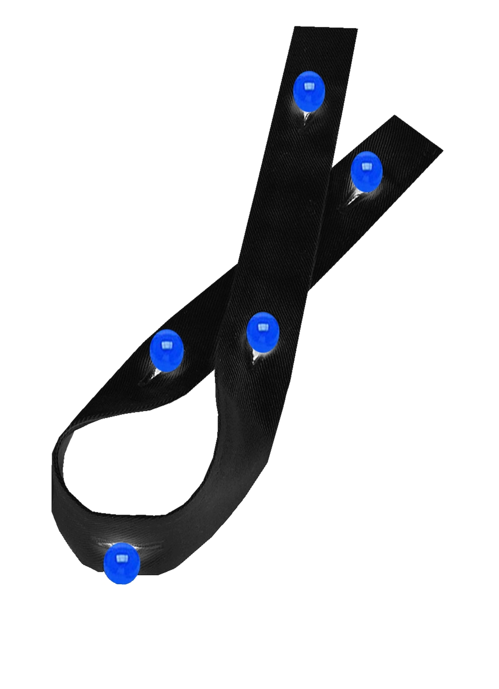 LEIBER Knopfleiste schwarz, One Size - erhältlich bei HUG Technik ✓