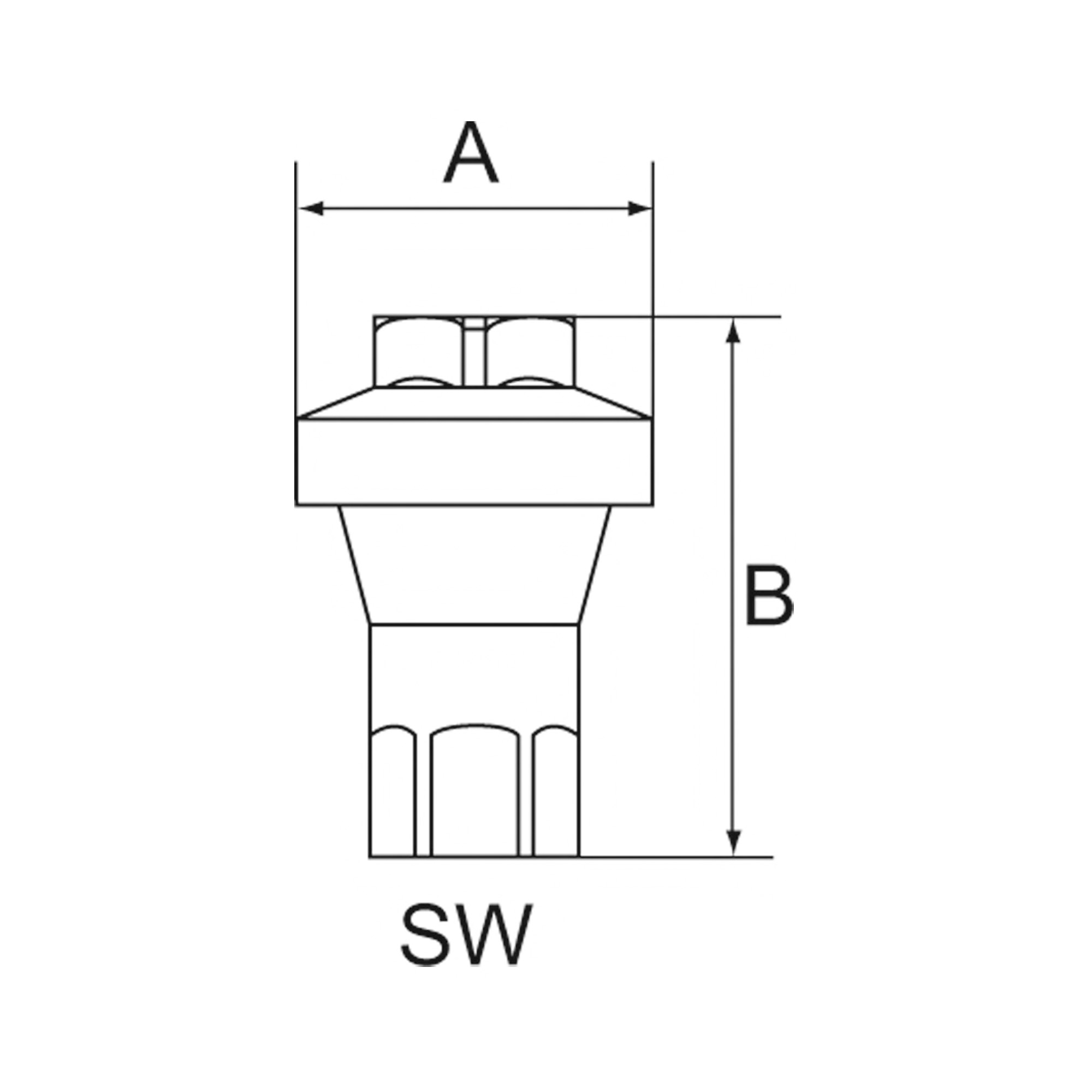 Inline-Druckregler für Wasser-/Druckluftanwendungen, G 1/4, 8 bar - direkt bei HUG Technik ✓