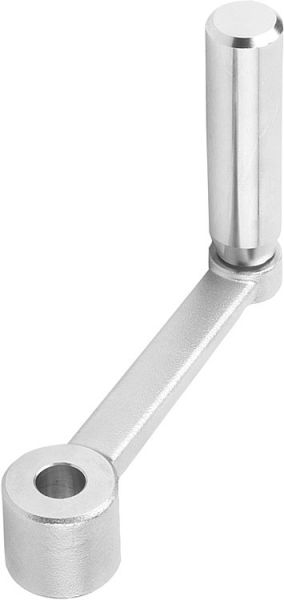 Handkurbel mit Griff Gr.1 A=80 L=100 Edelstahl, drehbar, D=10 - K0999.3110 - gibt’s bei HUG Technik ✓