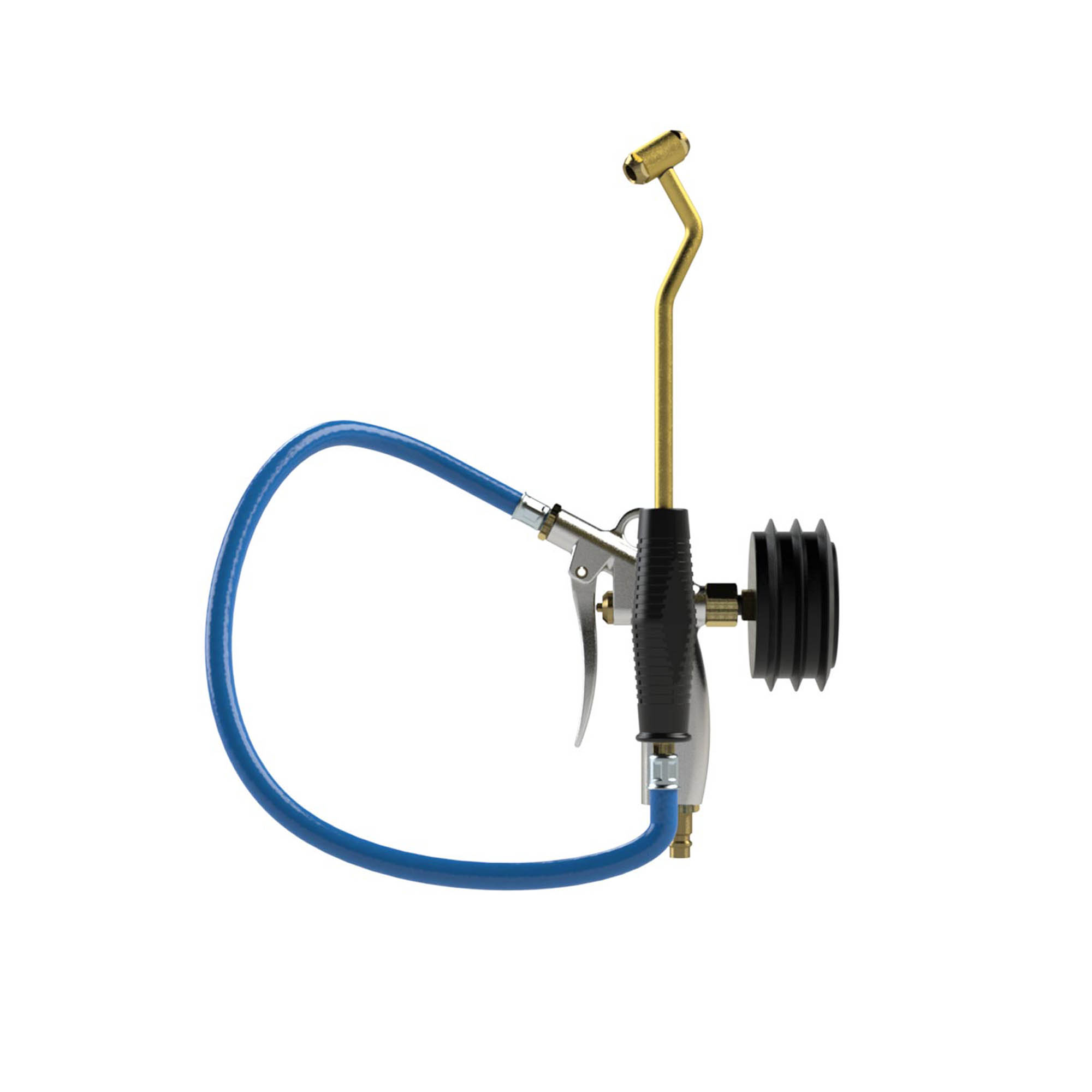 Handreifenfüllmesser Pistolenform, TS, Mano Ø63 ungeei., 0-10 bar/140 psi - gibt’s bei HUG Technik ✓