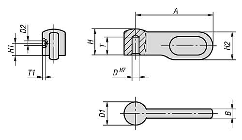 Riegel Gr.1 Edelstahl, D=4 - K0178.1040 - gibt’s bei ☆ HUG Technik ✓