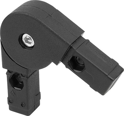 Steckverbinder Gelenk, A=20, L=59, Polyamid, Komp:Stahl - K0625.1201511