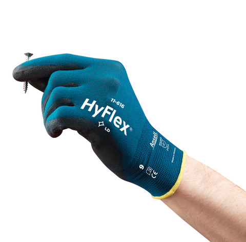 Ansell Handschuh HyFlex® 11-616, grün-blau-schwarz, Gr. 11 - bekommst Du bei ★ HUG Technik ✓