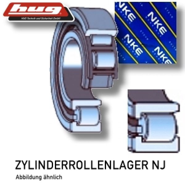 Zylinderrollenlager NJ2204-E-TVP3 von NKE 20x47x18 mm - bekommst Du bei HUG Technik ♡