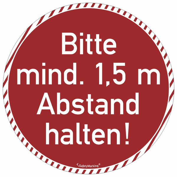 Bodenmarkierung mit Antirutschbelag rund, 24cm - bekommst Du bei ★ HUG Technik ✓ Bodenmarkierung mit Antirutschbelag rund, 24cm - bekommst Du bei ★ HUG Technik ✓