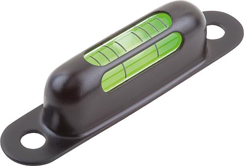 Röhrenlibelle, Form:B, Empfindlichkeit 5', L=57, B=12,3, H=13, Messing schwarz eloxiert, Komp:Glas - K1158.2571305 - gibt’s bei ☆ HUG Technik ✓