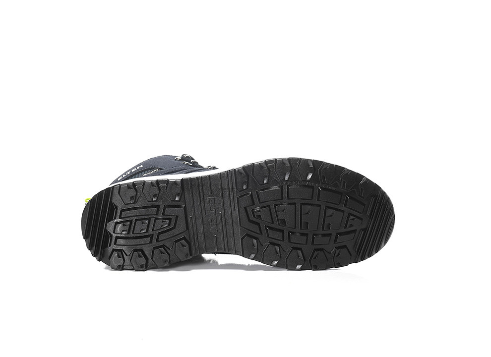 ELTEN® Berufsstiefel RILEY XXF GTX blue-lime Mid ESD O2 WR CI - unten