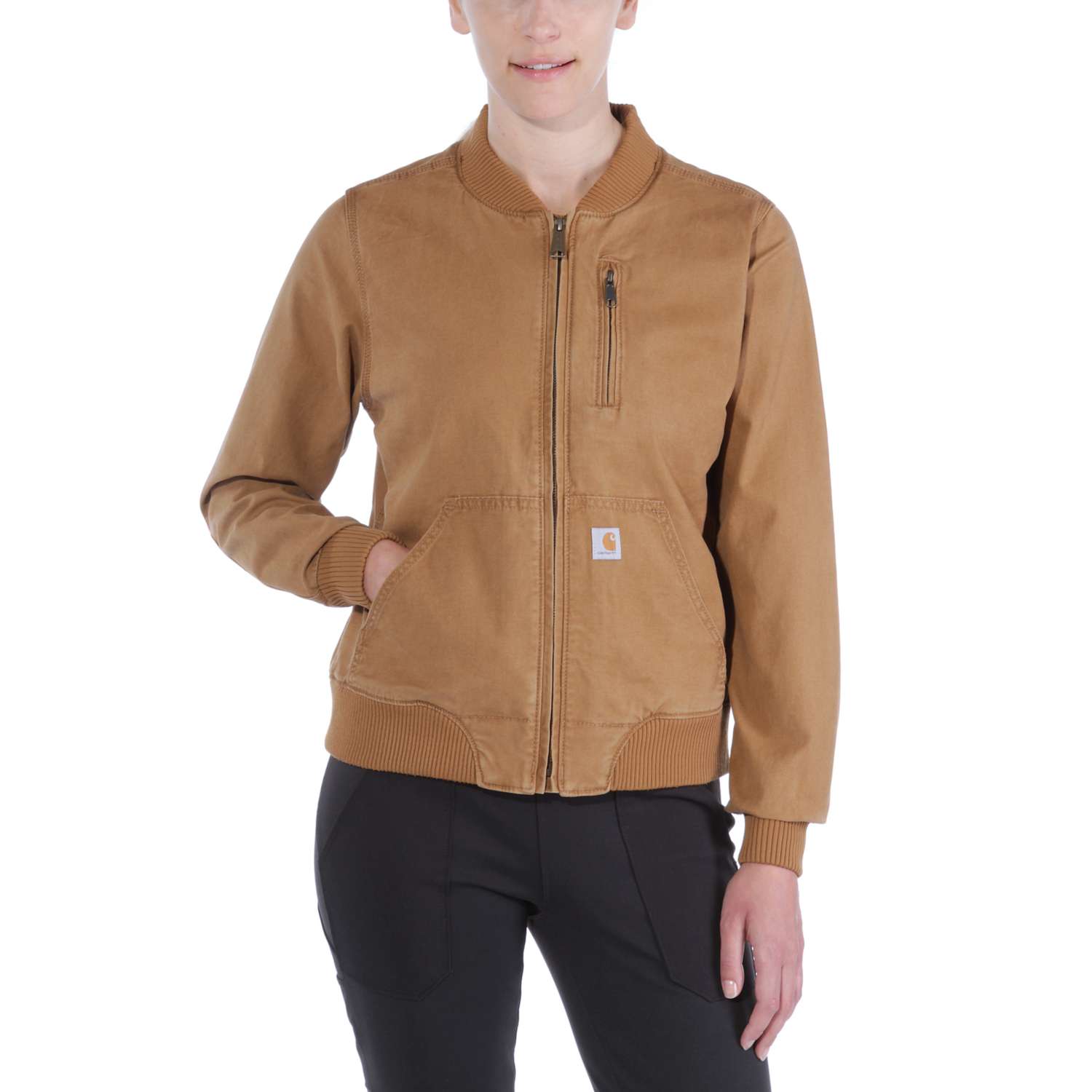 carhartt® Damen Bomberjacke, Stretchleinen CRAWFORD BOMBER JACKET - direkt bei HUG Technik ✓