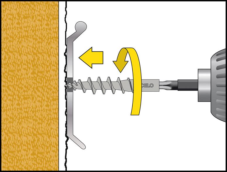 CELO Isolierplattenschraubdübel IPSD-H 55, telegrau RAL 7045 - direkt bei HUG Technik ✓