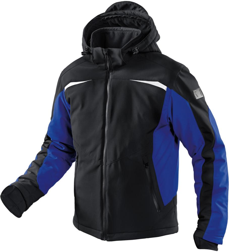 Kübler Winterjacke, Softshell, schwarz-kornblau - bei HUG Technik ♡