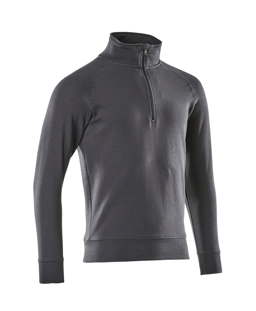 MASCOT® CROSSOVER Sweatshirt mit kurzem Reißverschluss »Nantes« Gr. 2XL, schwarzblau - erhältlich bei ♡ HUG Technik ✓