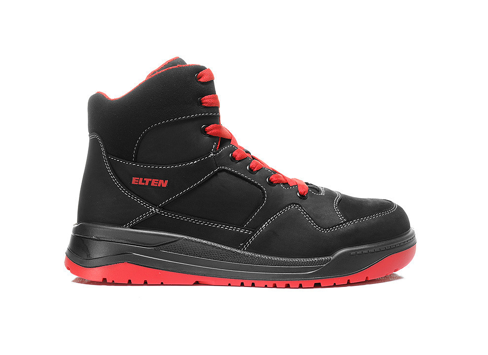 ELTEN® Sicherheitsstiefel MAVERICK black-red Mid ESD S3, 763391 - bei HUG Technik ♡