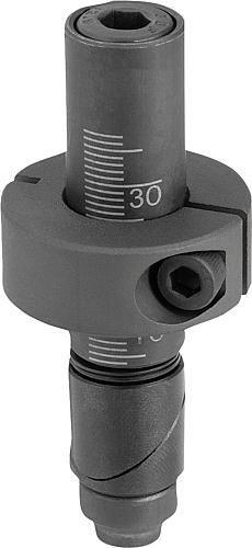 Spannbolzen Form:A ohne Klemmhebel, D=16, H=78, Stahl brüniert - K1503.0016 - erhältlich bei ♡ HUG Technik ✓