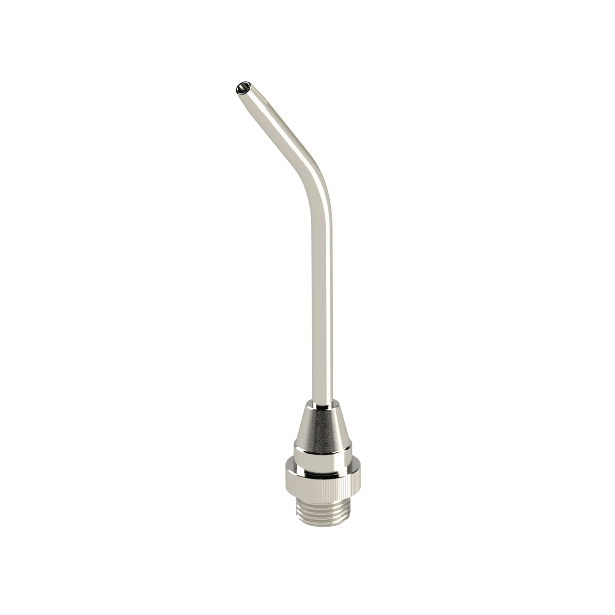 Verlängerungsdüse, Bohrung 3,0 mm, Messing vernickelt, 150 mm lang gebogen - gibt’s bei ☆ HUG Technik ✓